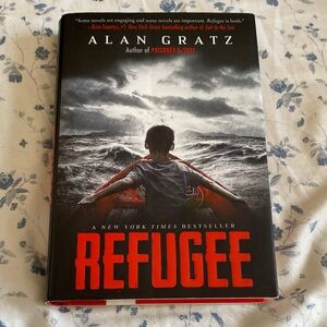 Scholastic Refugee Book - Red and Black Cover